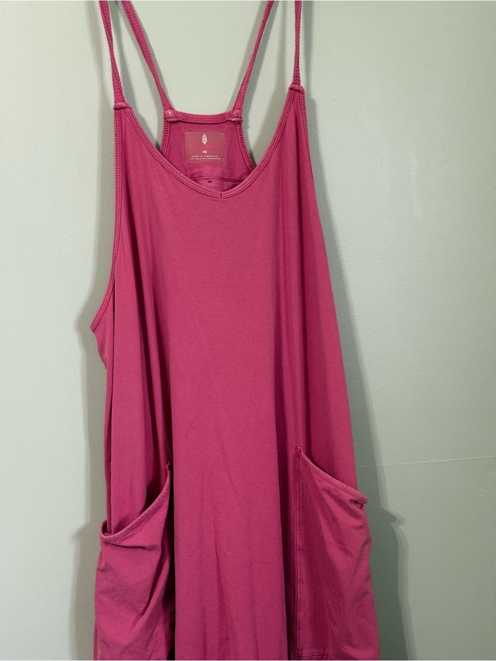 FP Movement by Free People Magenta Pocket Romper - Picture 2 of 12
